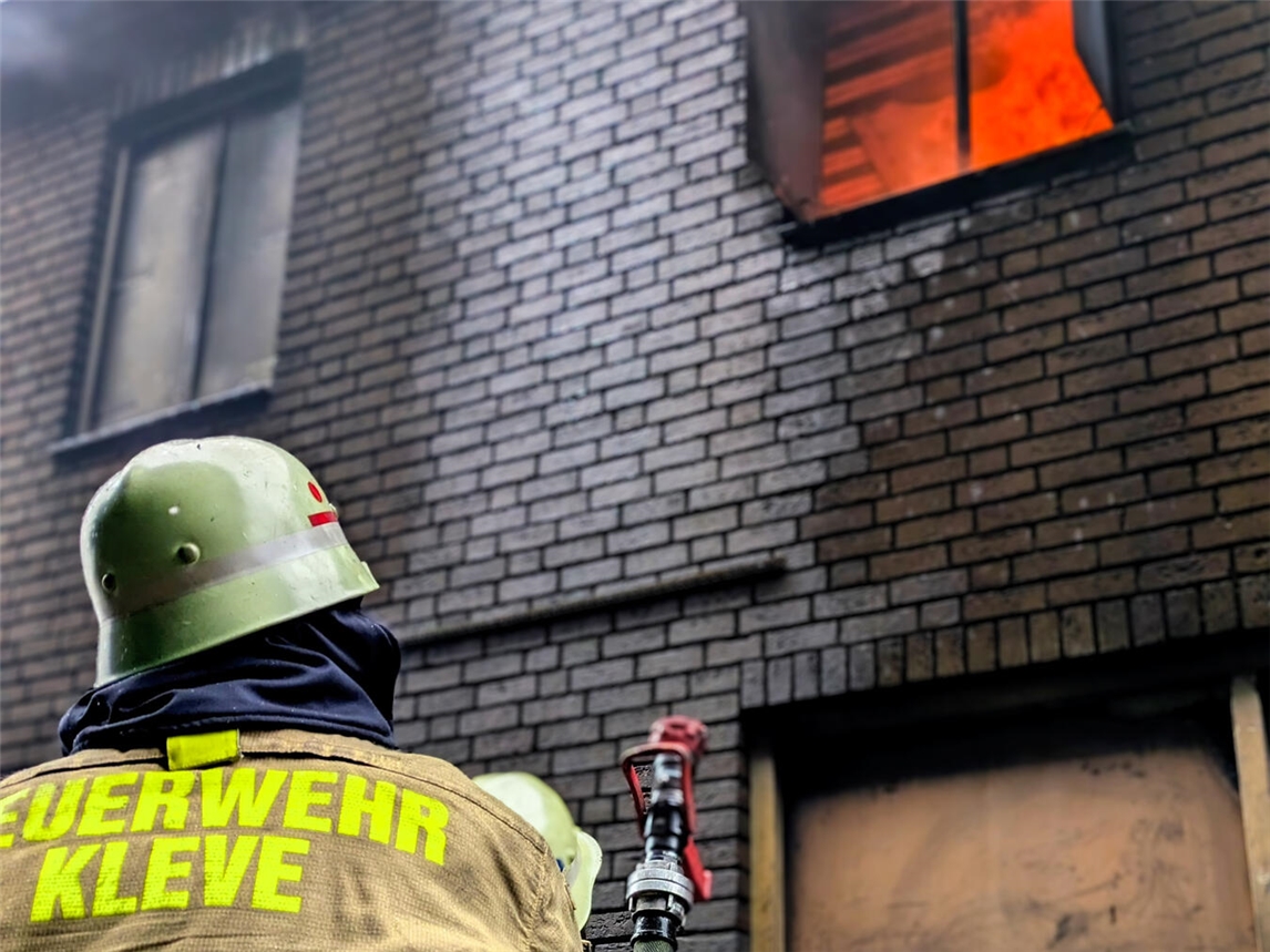 Realbrandausbildung in Boxmeer. Foto: Feuerwehr Kleve