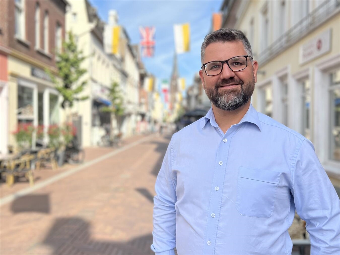 Reiner Op de Hipt ist der neue Citymanager. Foto: Wallfahrtsstadt Kevelaer