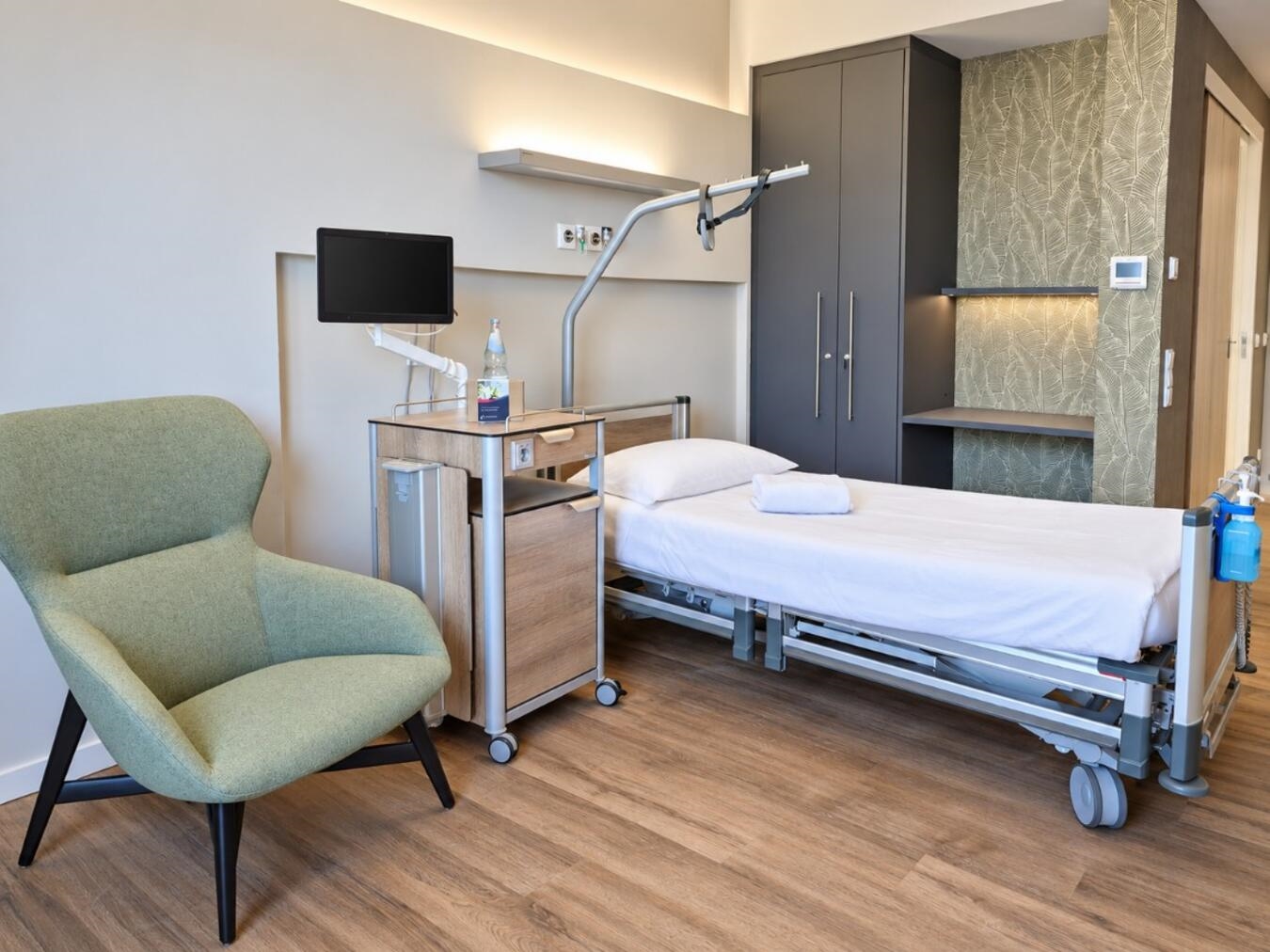 Sämtliche Patientenzimmer der Station wurden neugestaltet. Foto: Hospital zum Heiligen Geist