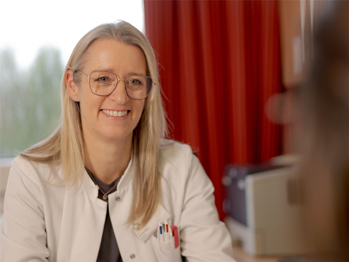 Sandra Eerden verbindet medizinische Expertise mit einem persönlichen Beratungsansatz. Foto: KKLE