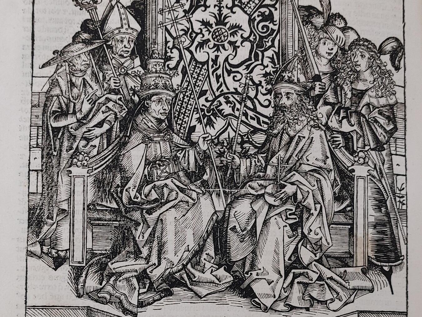 Schedelsche Weltchronik, Nürnberg, 1493, Detail aus fol. CCLXVIIv Foto: StiftsMuseum Xanten