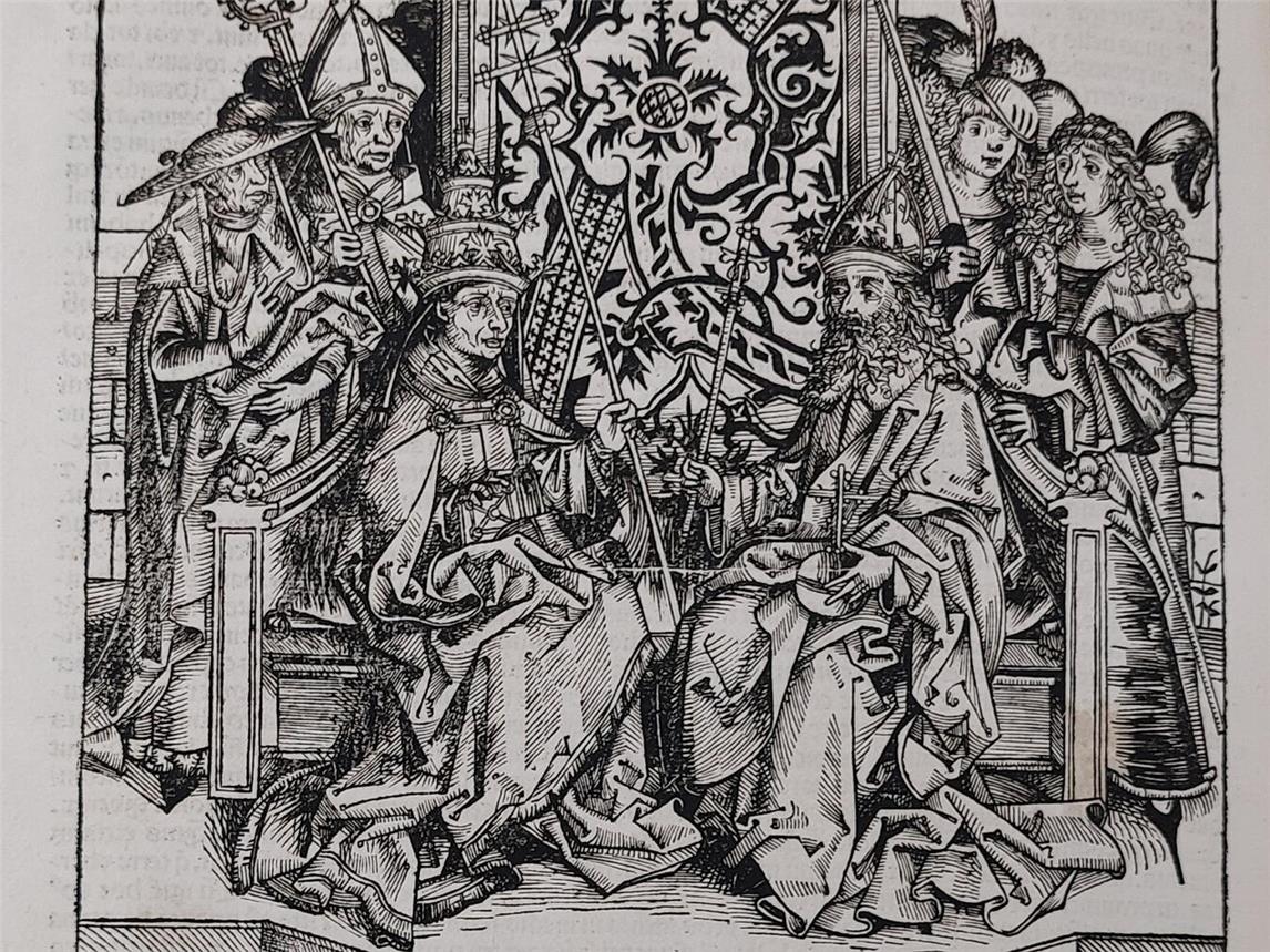 Schedelsche Weltchronik, Nürnberg, 1493, Detail aus fol. CCLXVIIv Foto: StiftsMuseum Xanten