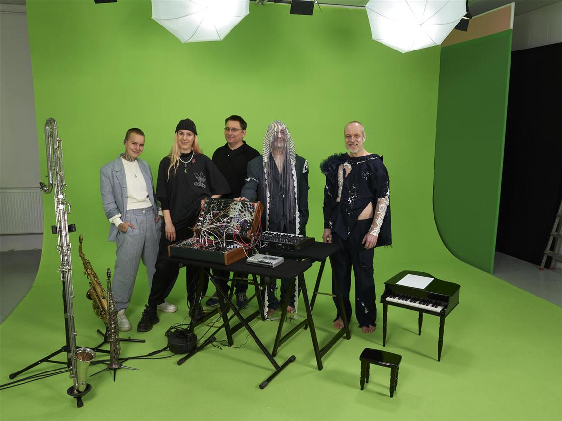 Schon beim Filmen wurde über die Soundtracks performt und so entstanden mehrere Stunden mit Filmmaterial, von denen jedoch nur eine begrenzte Menge in dem Kurzfilm verarbeitet werden konnte. Foto: Frank Wiedemeier