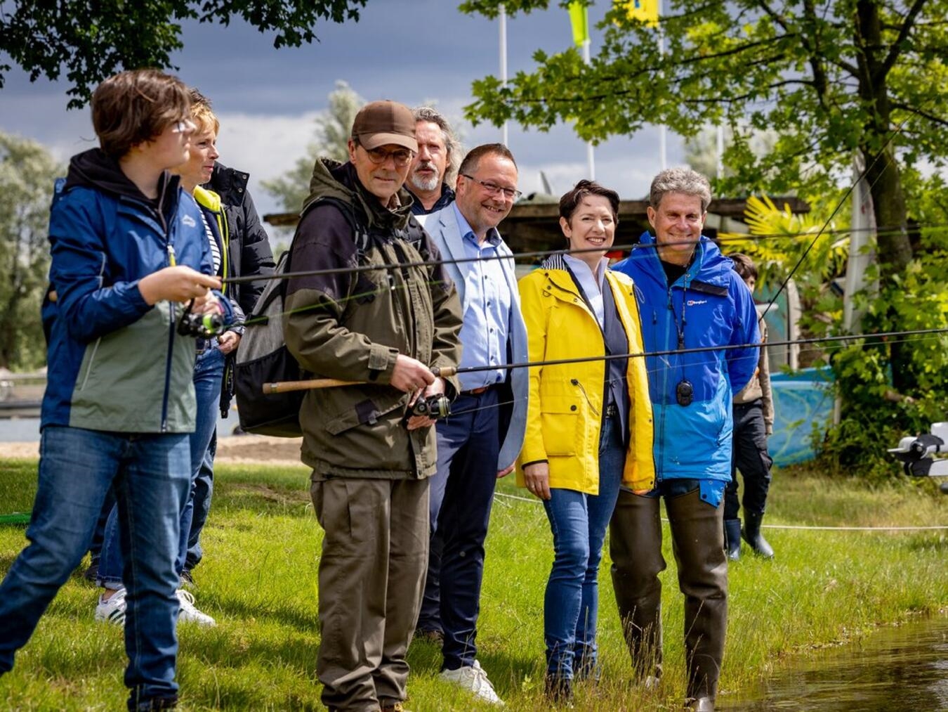 Schon im vergangenen Jahr war die frühere Landrätin des Kreises Kleve und jetzige NRW-Landwirtschaftsministerin Silke Gorissen bei der Auftaktveranstaltung zu NRW angelt mit von der Partie. Foto: ASV
