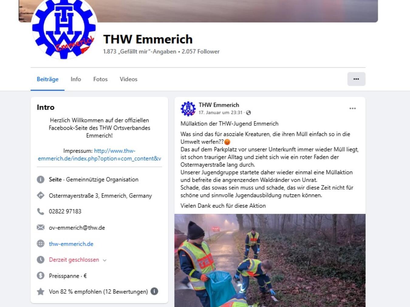 Screenshot des Facebook-Posts, der für Aufregung sorgt.