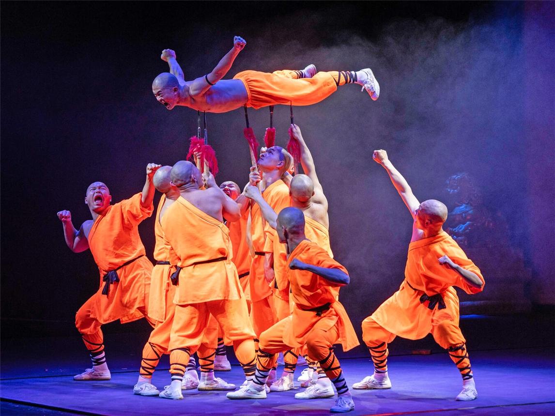 Shaolin-Mönche gastieren am 4. Mai mit neuer Inszenierung „Shamis Weg nach Shaolin“ im Metronom Theater Oberhausen. Foto: Xenia Trampusch