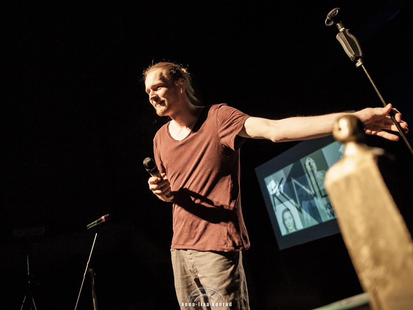 Simon Buß ist ein erfolgreicher Poetry-Slammer. Foto: Anna-Lisa Konrad