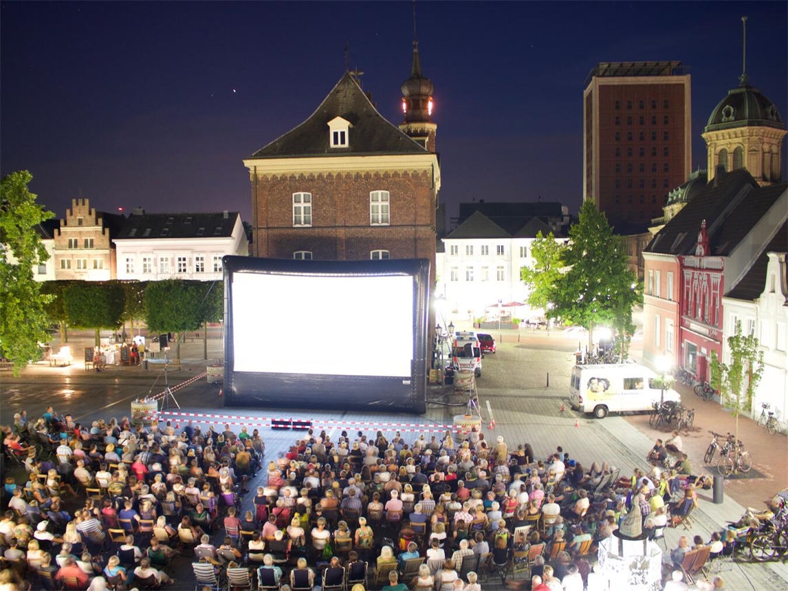 So sah der FilmSchauPlatz in Rheinberg 2018 aus. Foto: Trägerverein Altes Rathaus e.V.