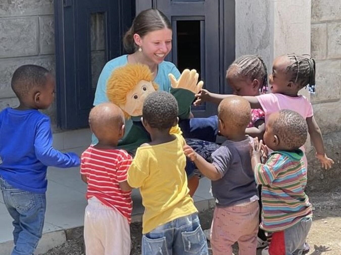 Sovanas Alltag mit den Kindern. Foto: privat