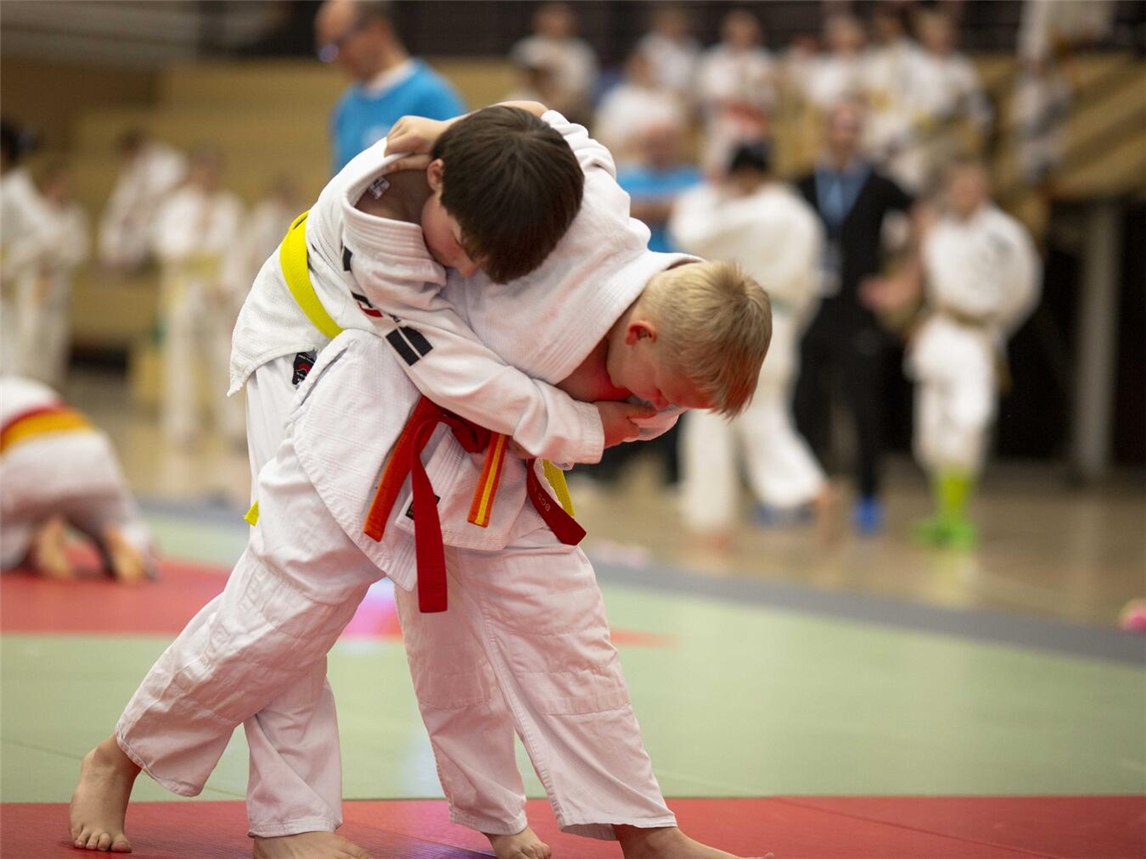 Spannende und faire Kämpfe in der Hansahalle. Foto: privat