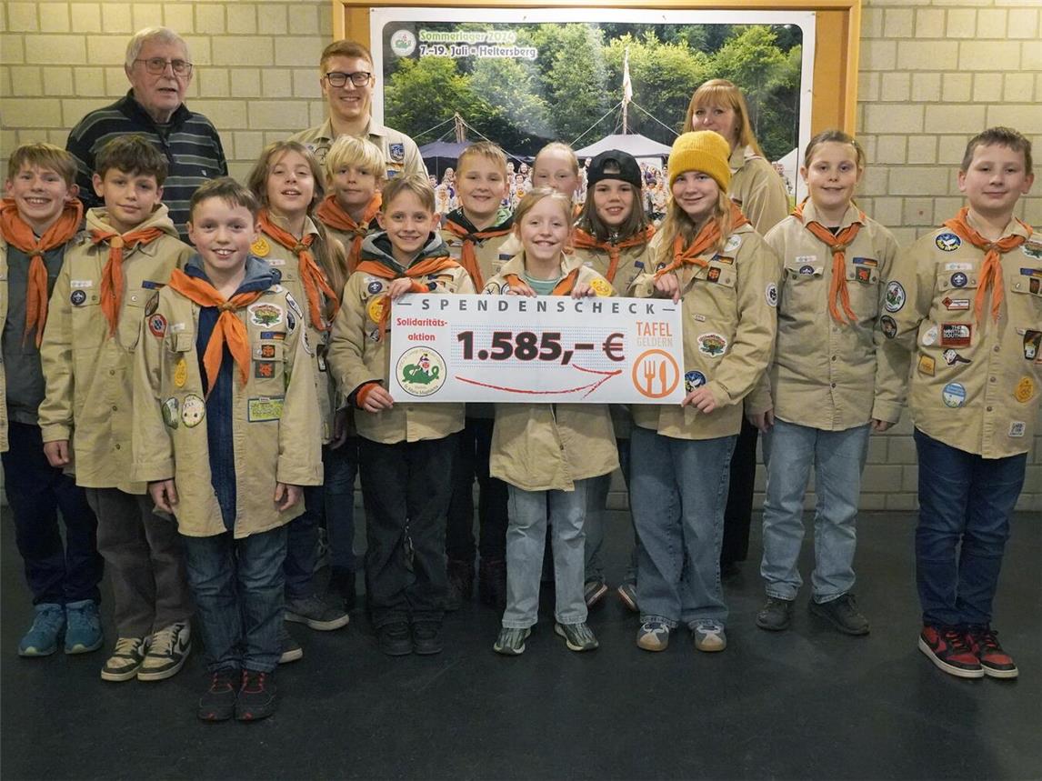 Spendenübergabe an Alfred Mersch. Foto: privat