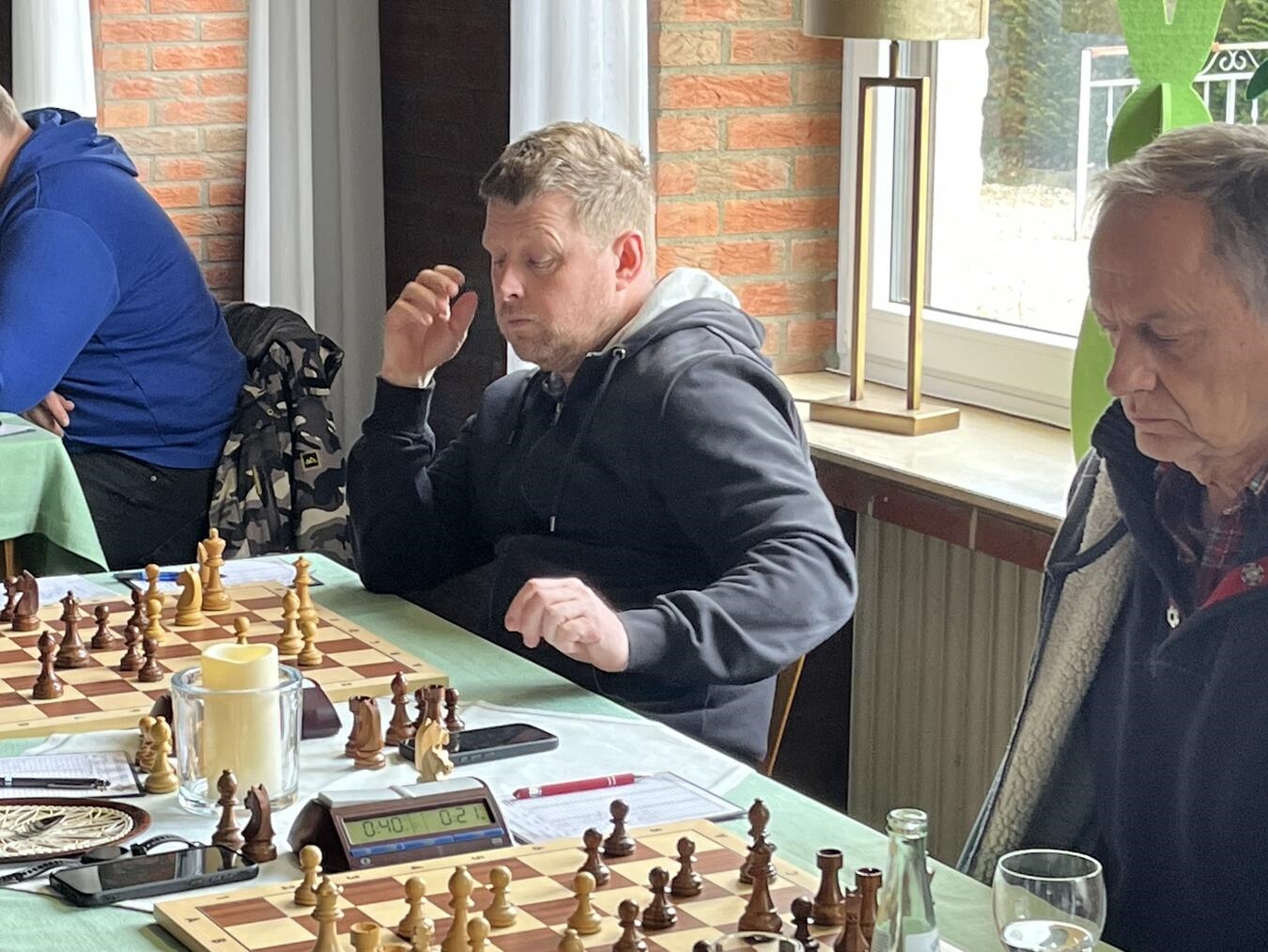 Spitzenspieler des erfolgreichen Teams (v.l.): Raphael van Weegen Thomas Kammann und Gerd Aanstoot. Foto: Heinz Aldenhoven