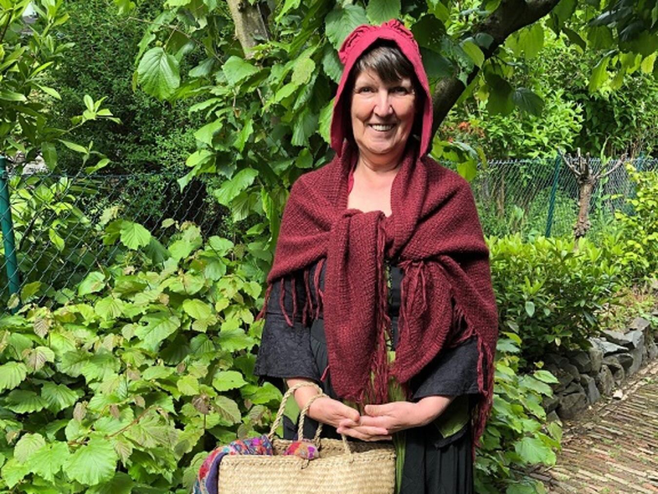 Stadtführerin Petra Scheike freut sich auf den Rundgang. Foto: WTM