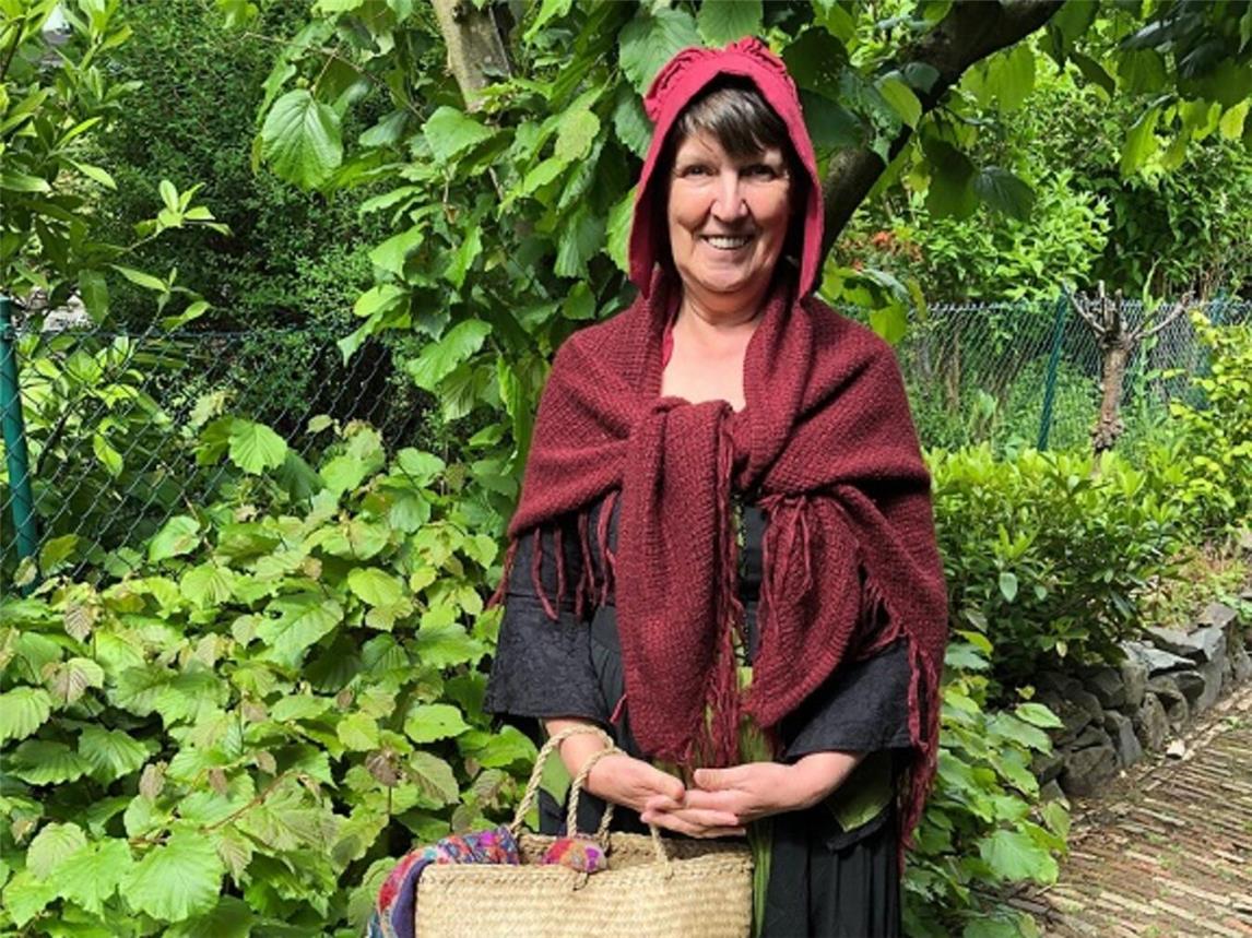Stadtführerin Petra Scheike freut sich auf den Rundgang. Foto: WTM