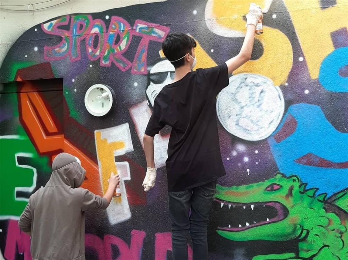 „Stadtvisionen“ verbindet politische Bildung mit urbaner Kunst und richtet sich an junge Wähler. Foto: Becker Schmitz