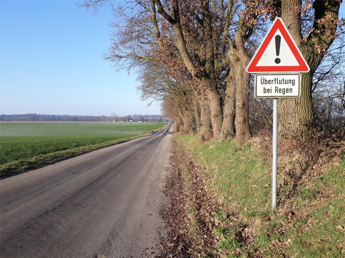 Starkregen-Problembereiche sind an verschiedenen Orten im Kreis Kleve zu finden, so auch im Gocher Raum. Foto: NZ Kleve