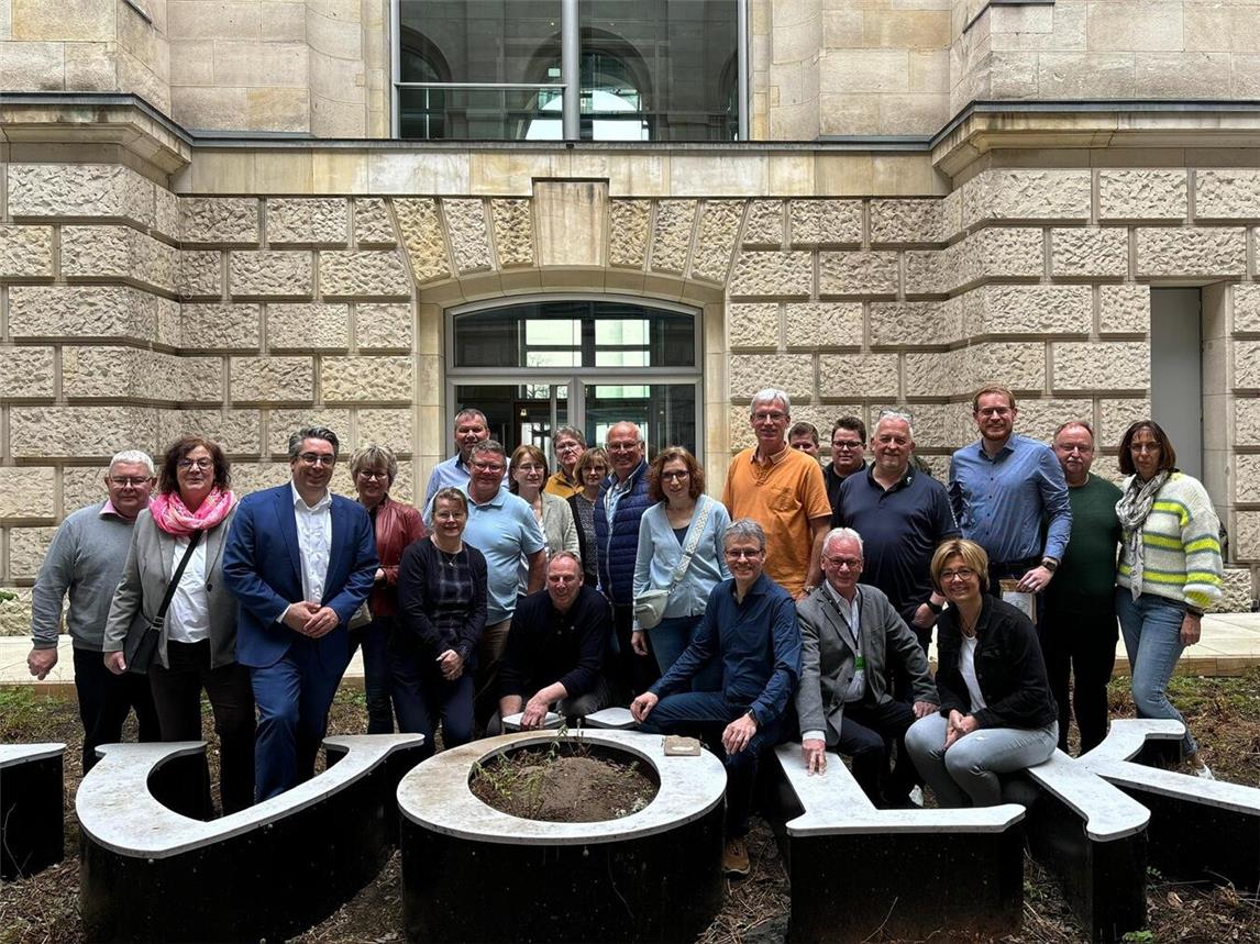 Stefan Rouenhoff freut sich über den Besuch aus der Blumenstadt. Foto: CDU Straelen