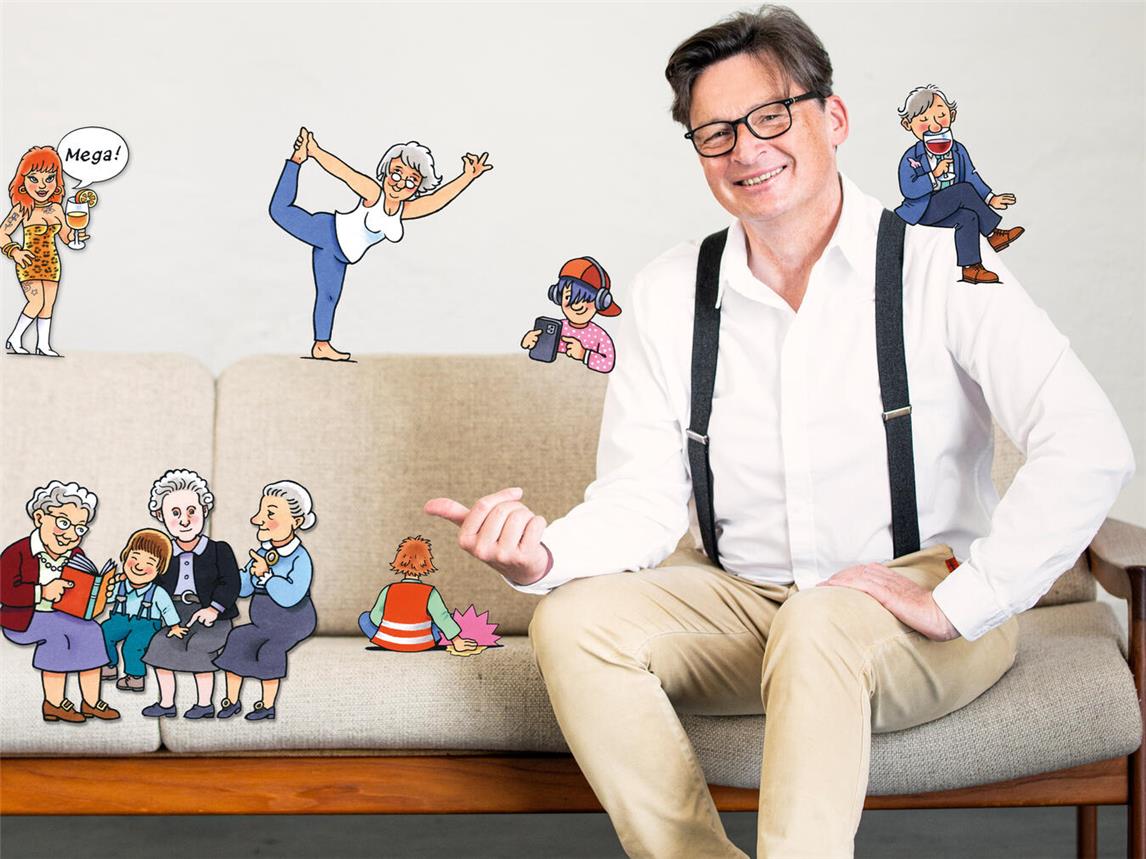 Stefan Verhasselt ist der Niederrheiner unter den Kabarettisten.Foto: Büro Verhasselt 2024