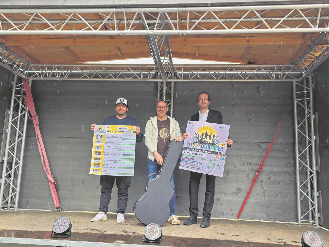 Stellten das neue Konzept vor: (v.l.) Benedikt May (Bäderverein), Rainer Niersmann und Andreas Gansen (Sparkasse Krefeld).NN-Foto: TL