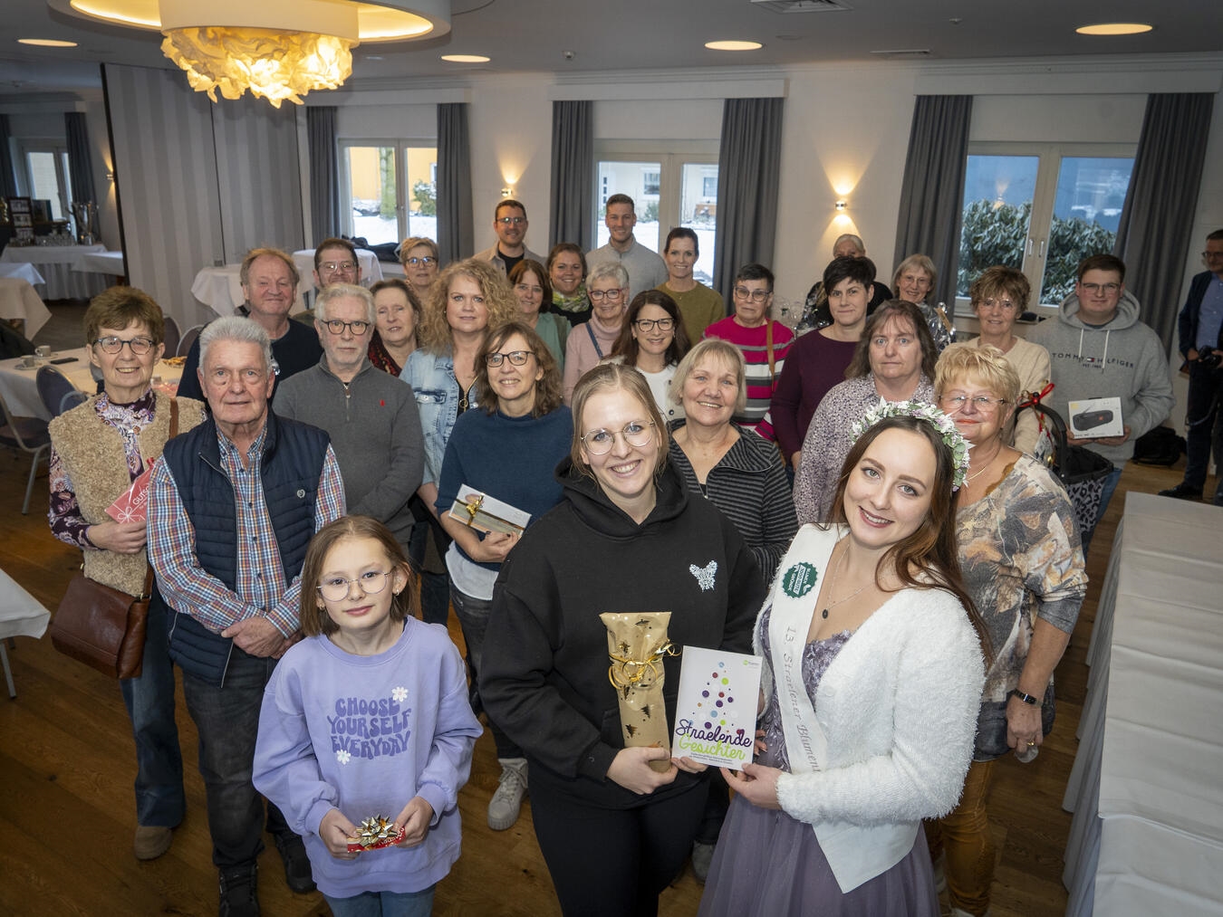 Strahlende Gesichter im Straelener Hof. NN-Foto: Gerhard Seybert