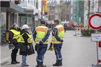 Straßensperrungen waren während der Übung unvermeidlich. NN-Foto: Gerhard Seyber...