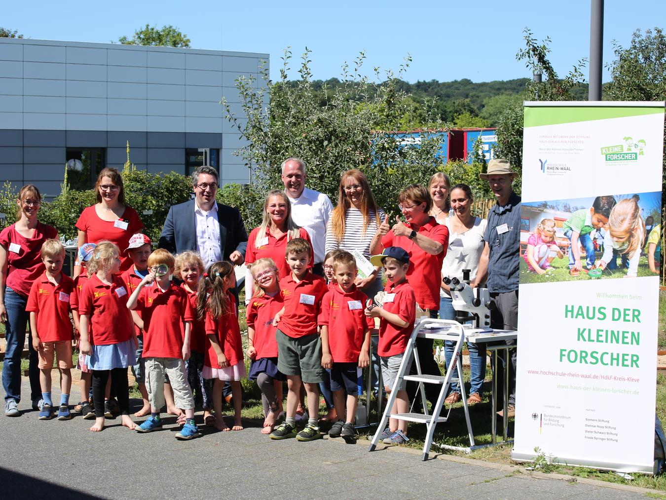 Tag der kleinen Forscher auf dem Campus der Hochschule. Fotos: Esther Müller