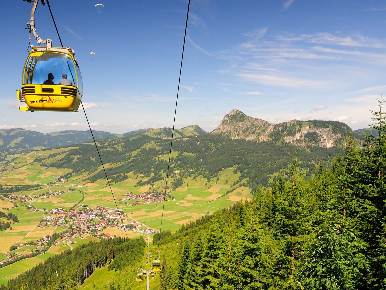 "Panoramablick auf Tannheim, Tirol: Naturidylle und Komfort vereint, Foto von TVB Tannheimer Tal/Wolfgang Ehn"