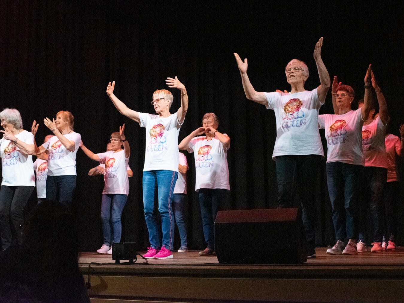 Tanzgruppen jeden Alters stehen bei der Benefizveranstaltung auf der Bühne. Foto: privat