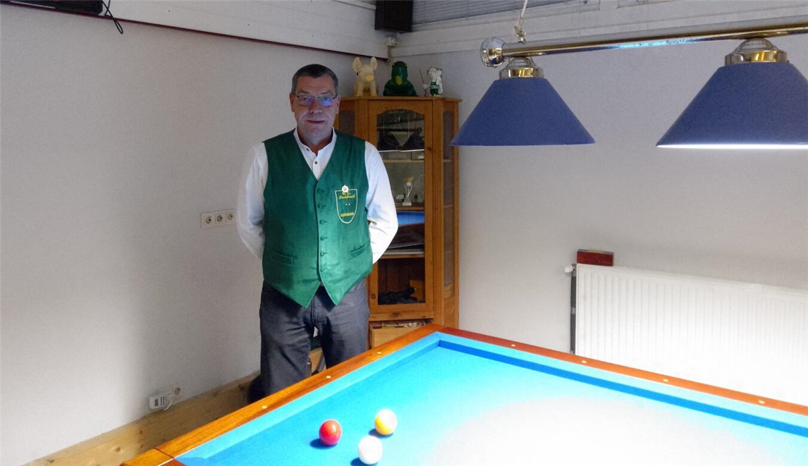 Thomas Cholewa vom Billardverein Laubfrosch Kervenheim. Foto: privat