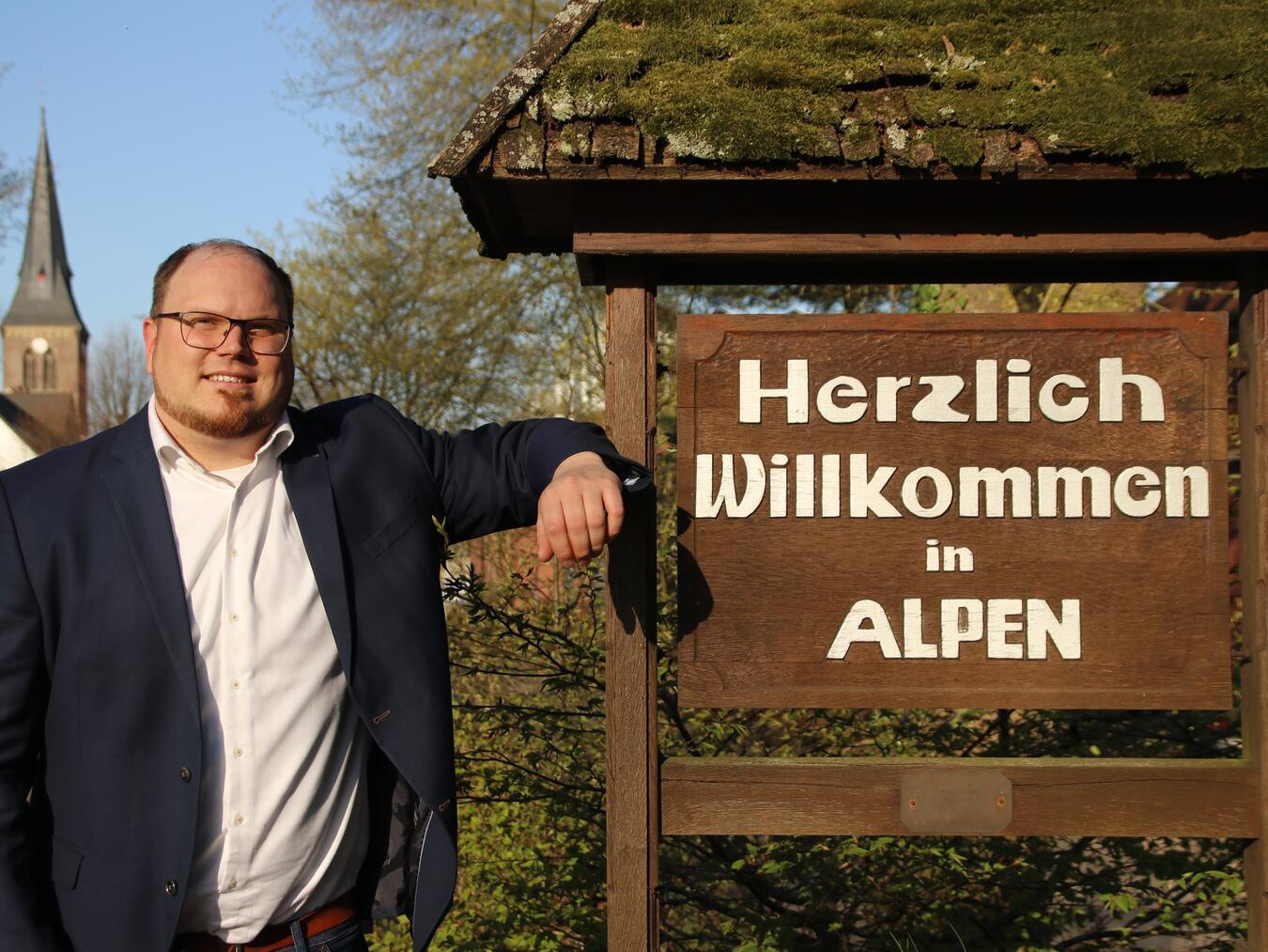 Timo Aldenhoff möchte Bürgermeister in Alpen werden. Foto: FBA