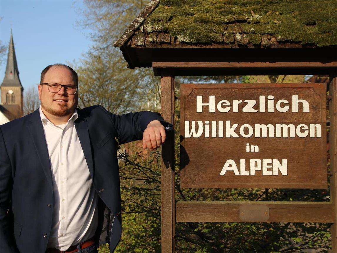 Timo Aldenhoff möchte Bürgermeister in Alpen werden. Foto: FBA