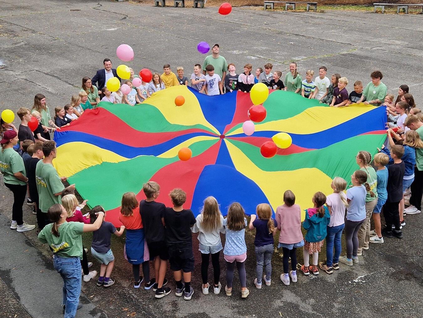 Tolle Stimmung beim Ferienspaß Sevelen. Foto: privat