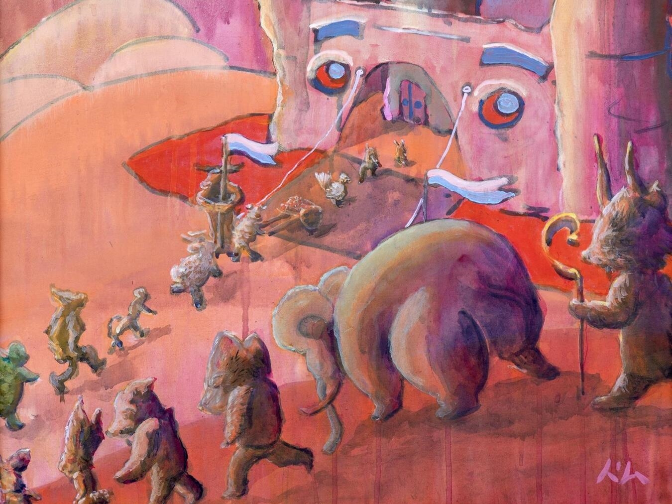 Tom Wollenberg zeigt im PAN nicht nur seine Werke, er ist am Sonntag auch vor Ort und zeigt eine Live-Performance. Foto: Kunstnavigation