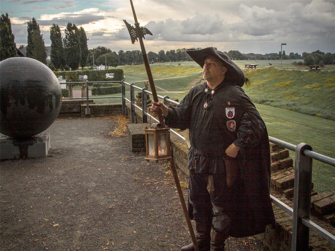 Tommi Nienhuysen, Nachtwächter von Rees. Foto: T. Gregorio