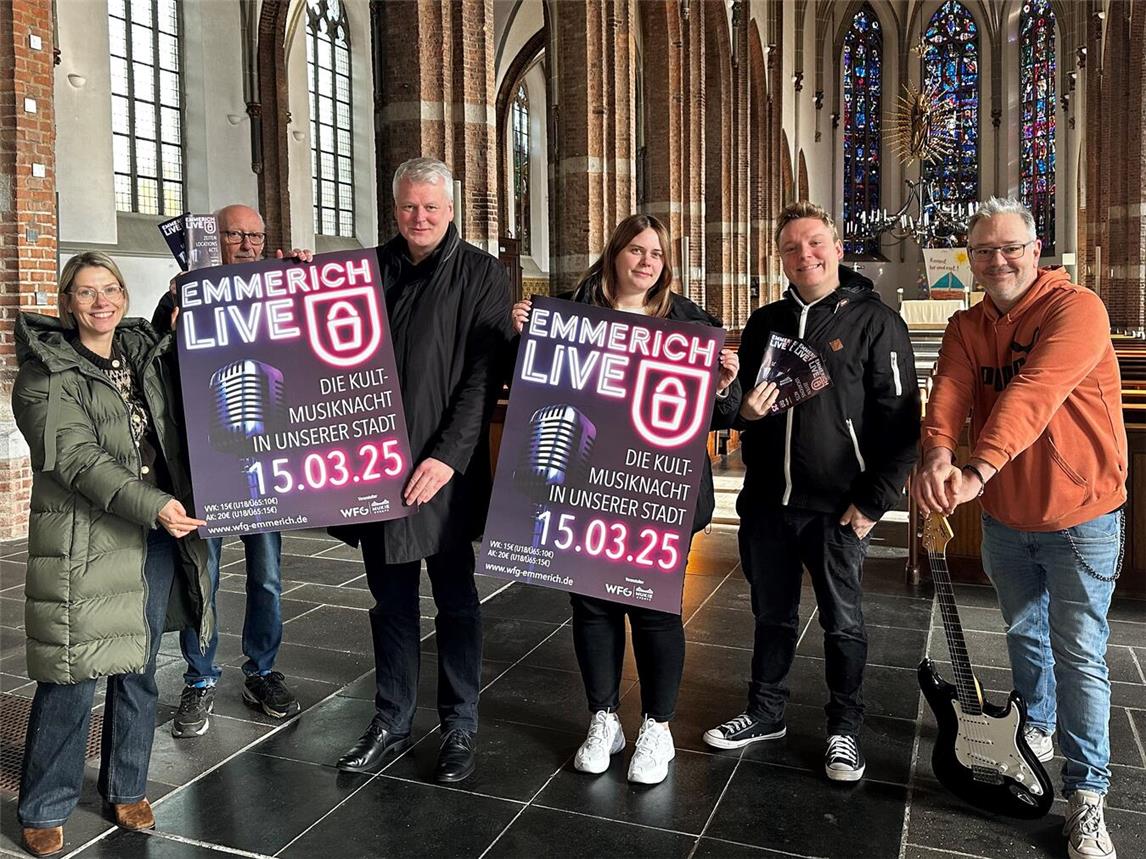 Treffpunkt St. Aldegundis: Die Kirche ist erstmals Veranstaltungsort bei „Emmerich Live“. Foto: WfG Emmerich