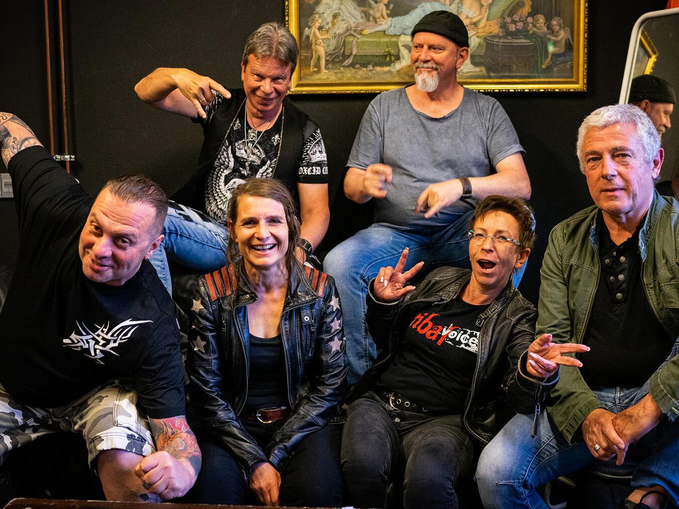 Tribal Voice rockt am Samstag den Griether Marktplatz. Foto: Band