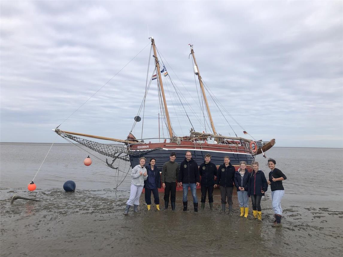 Über 1000 Seemeilen liegen diese Saison im Kielwasser der Exodus. Foto: Evangelische Jugend Kleve