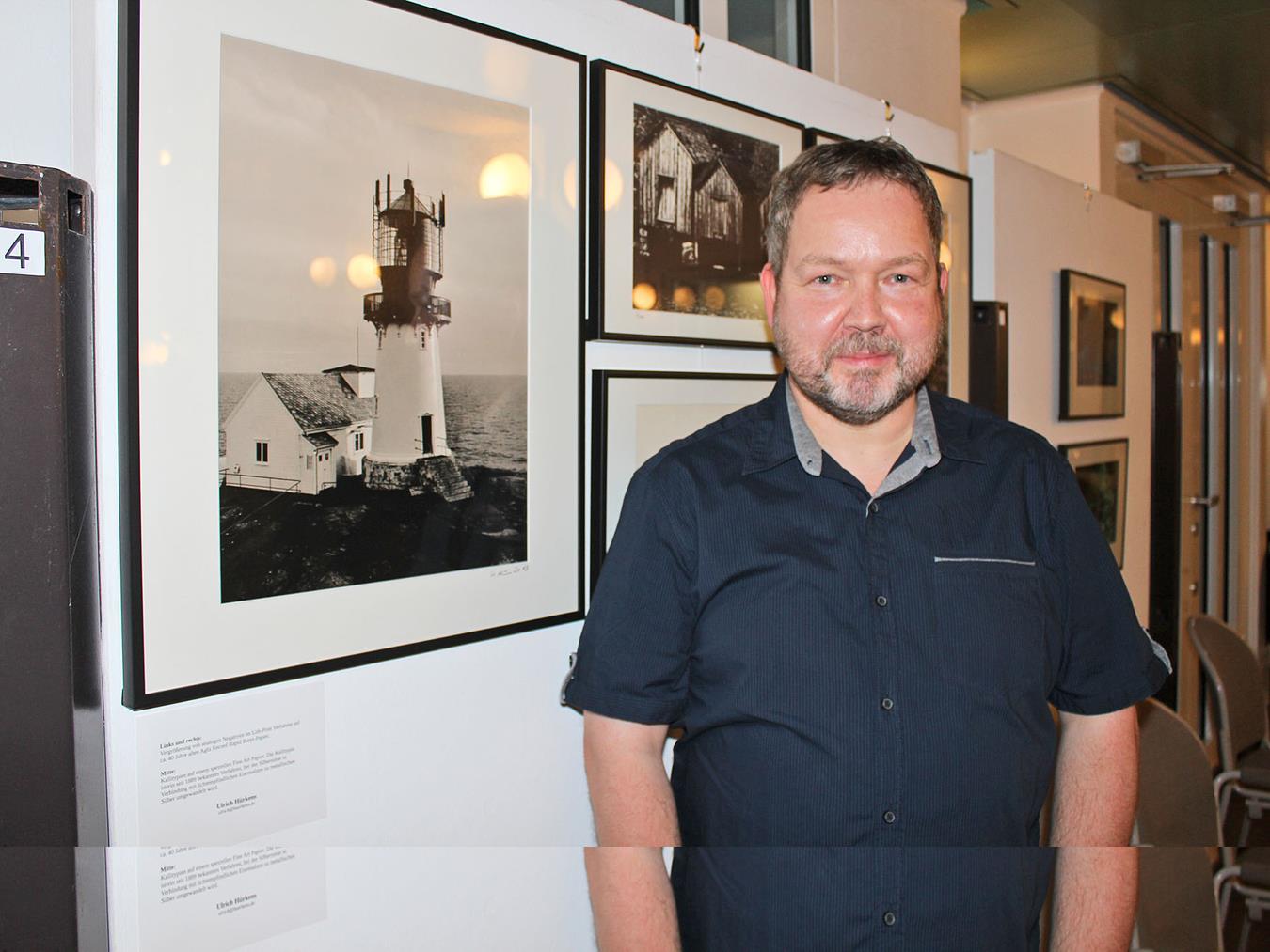 Ulrich Hürkens ist einer von neun Ausstellern. NN-Foto: Thomas Langer