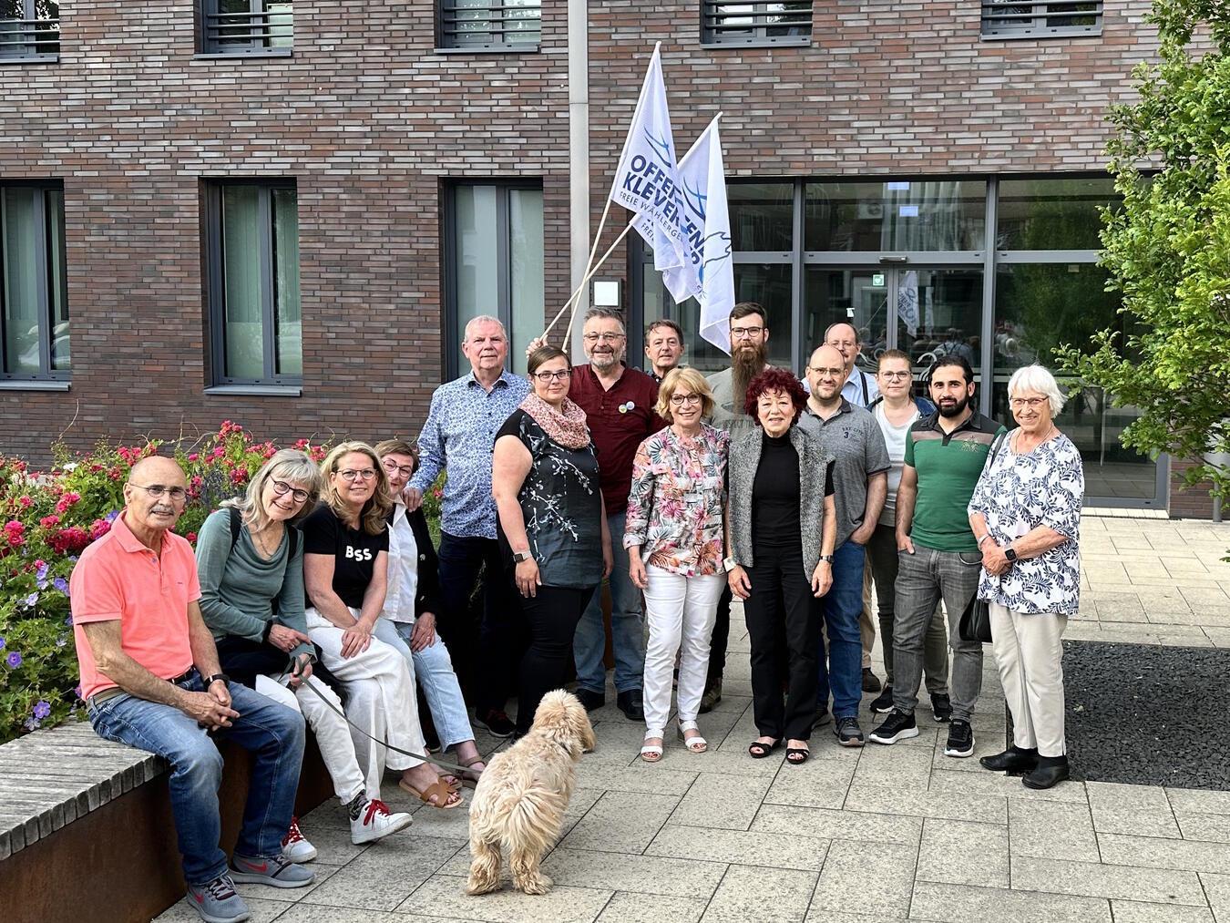 „Unsere Liste ist jünger, vielfältiger und mutiger“, sagt Inge Kiwus, Vorsitzende der Offenen Klever. Foto: Offene Klever