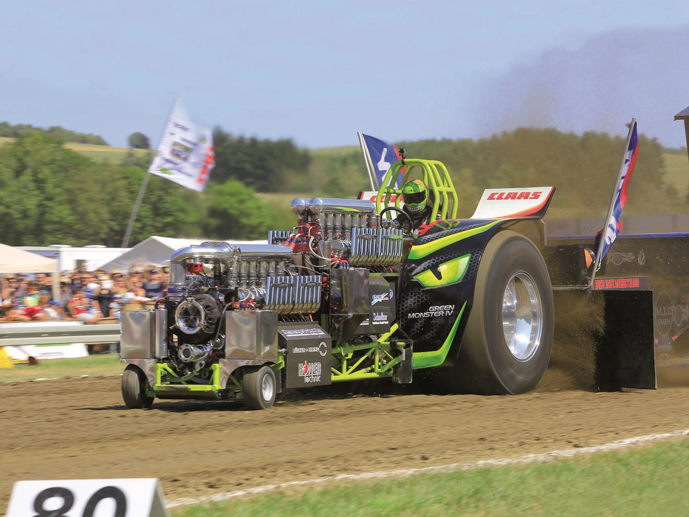 Unter anderem ist dieses Jahr das Greenmonster IV mit von der Partie. Foto: Jan Lo