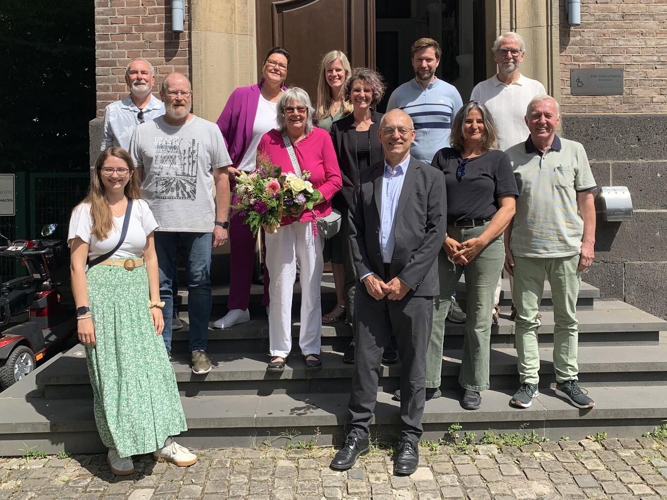 "Verabschiedung und Vereidigung von Schiedspersonen am Amtsgericht Emmerich, Gruppenfoto, Justizzeremonie"