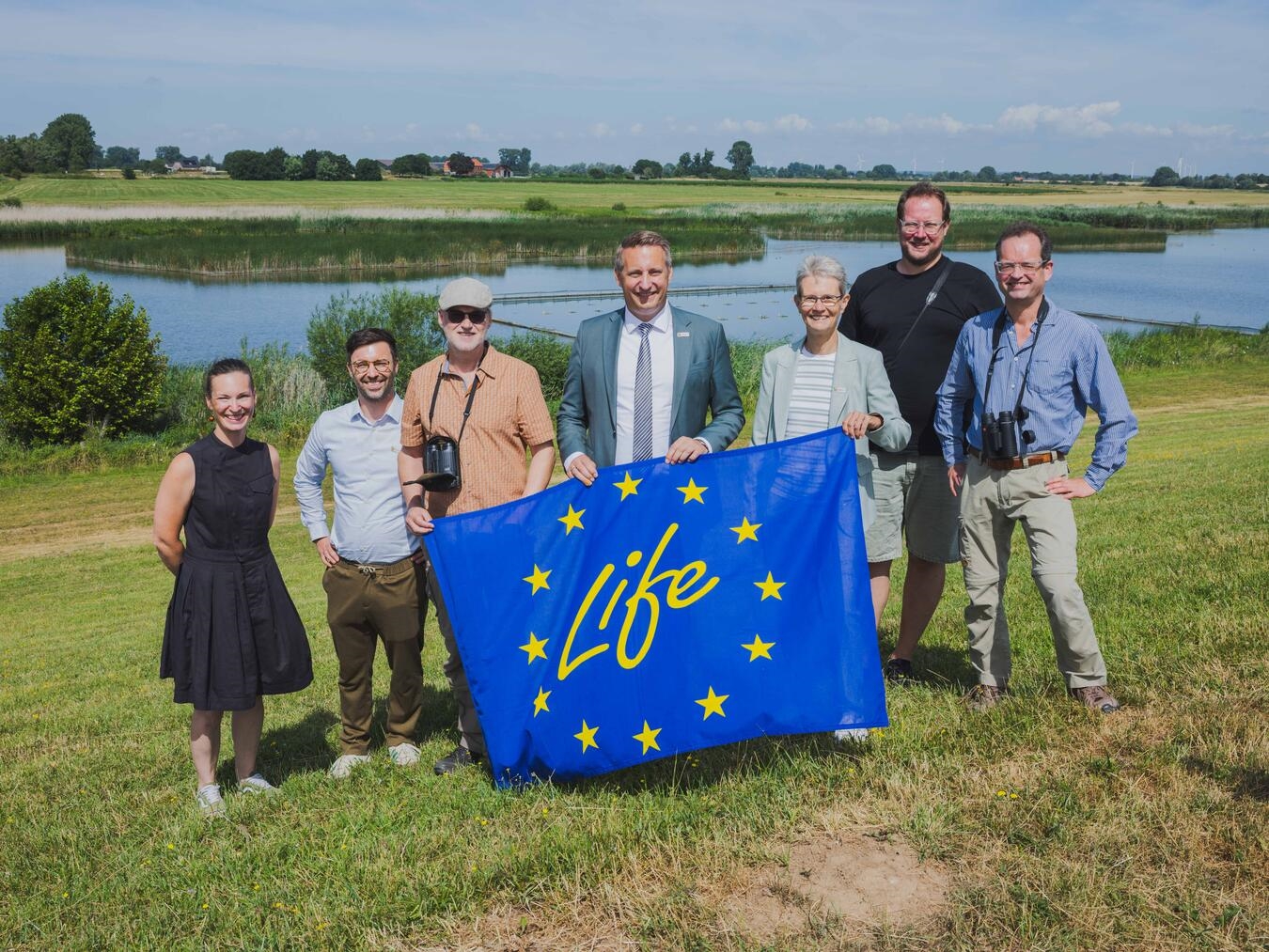 "Bezirksregierung Düsseldorf besucht Naturschutzzentrum Rees, Naturförderung NRW"