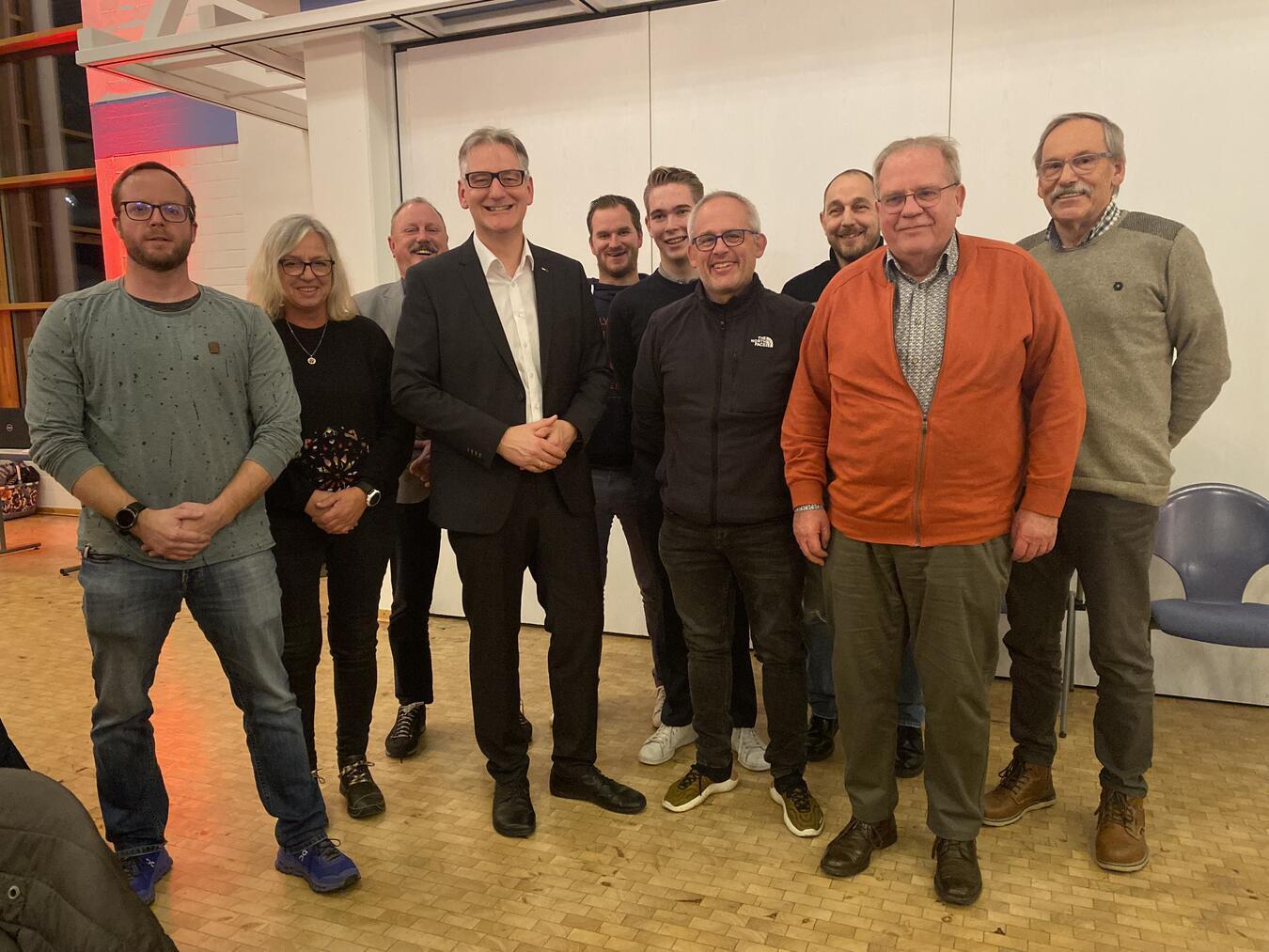 Vertreter des SPD-Ortsvereines Rees in Uedem. Foto: SPD