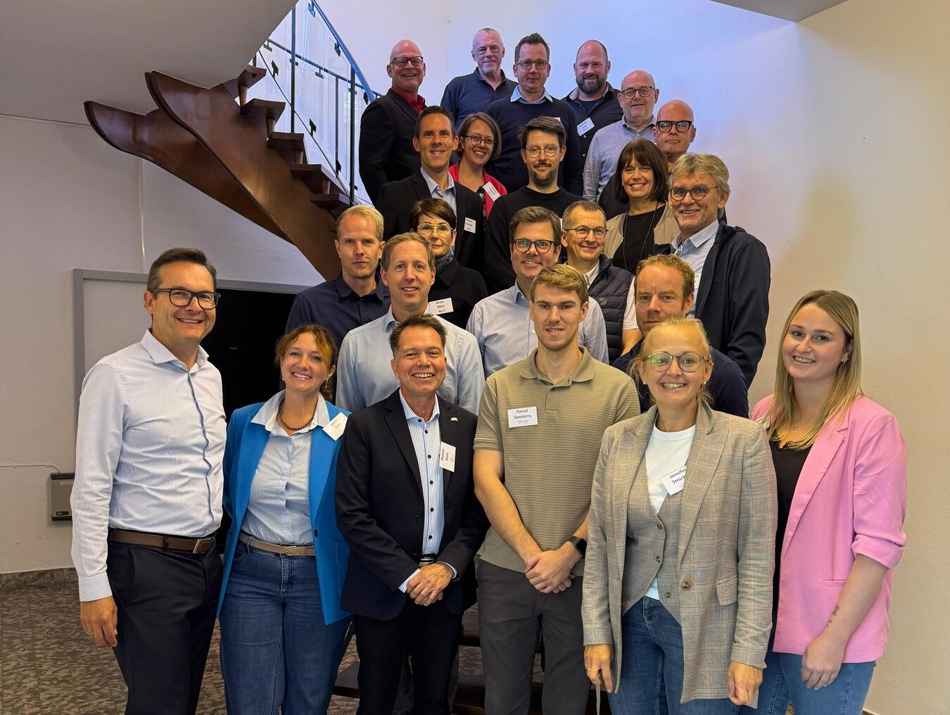 Vetreter der Stadt Geldern, der Stadtwerke Geldern, der Gelderner Baugesellschaft sowie der Gelderner Wohnungsgenossenschaft nahmen an dem Kongress teil.Foto: Stadt Geldern/Gossens