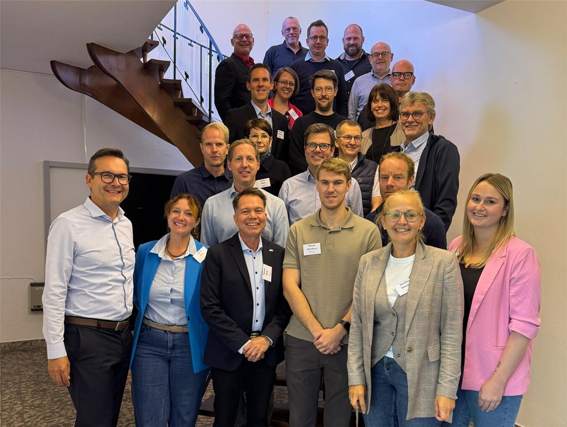 Vetreter der Stadt Geldern, der Stadtwerke Geldern, der Gelderner Baugesellschaft sowie der Gelderner Wohnungsgenossenschaft nahmen an dem Kongress teil.Foto: Stadt Geldern/Gossens