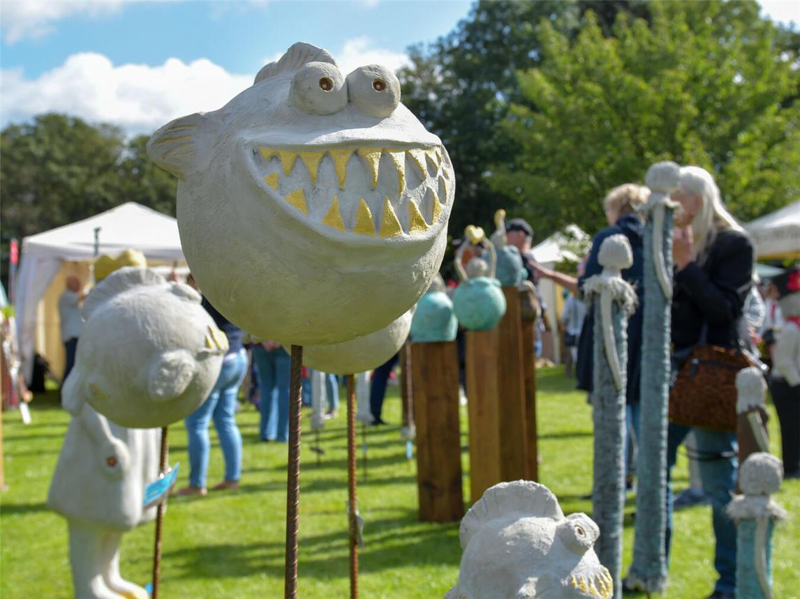 Viele Besucher freuen sich alljährlich auf die der LandArt im Achterhoek. NN-Foto: Gerhard Seybert/Archiv