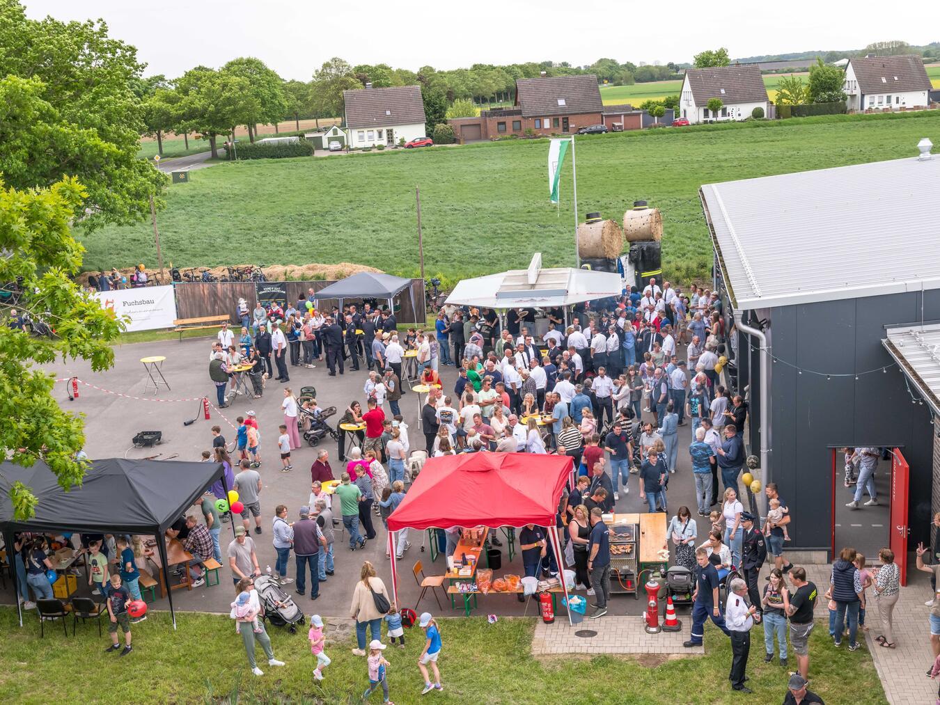 Viele Besucher kamen zum Jubiläumsfest. Foto: Feuerwehr Wissel/Norbert Schlüß