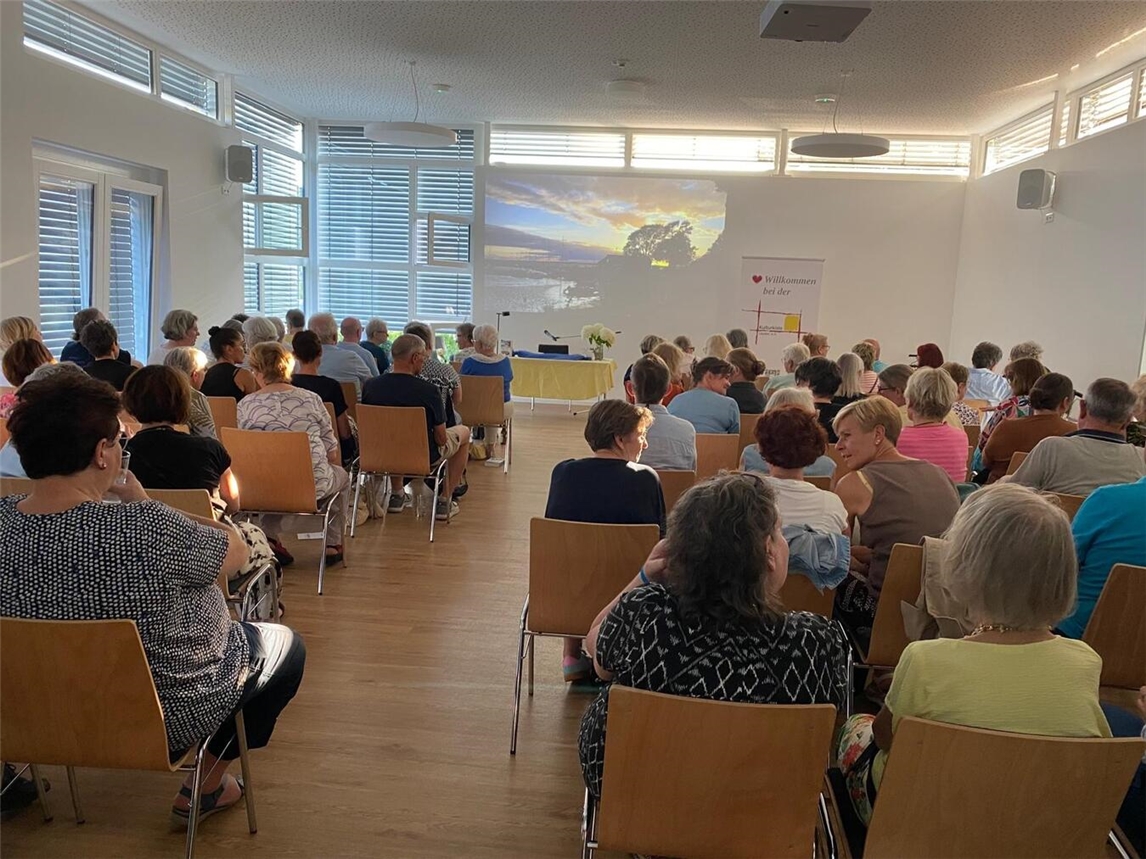 Viele Besucher lauschten der Lesung von Krimiautorin Sandra Åslund. Foto: Bildquelle Kulturkiste Uedem