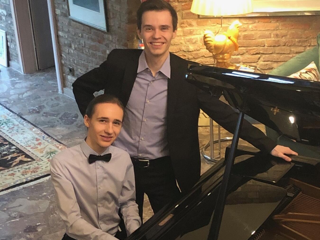 Vincent und Benedict Heeren gastieren am 16. Februar in Issum.Foto: privat