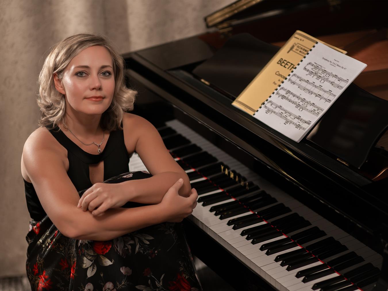 Violina Petrychenko möchte in Xanten auch die ukrainische Musik und Kultur bekannter machen. Foto: privat
